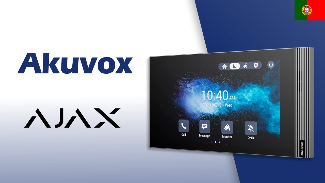 🔵 AKUVOX | Как поставить и снять с охраны систему Ajax на мониторах S562?