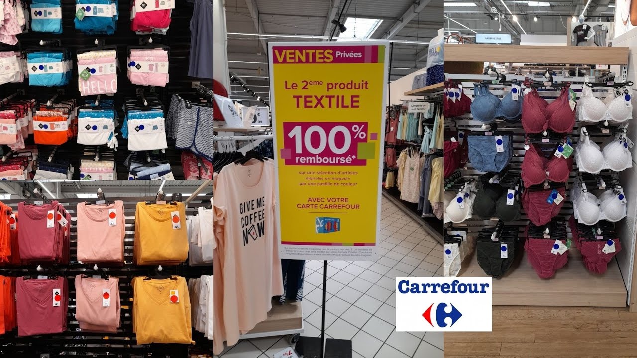 ARRIVAGE CARREFOUR & PROMOTIONS TEXTILE 15 JUIN 2021