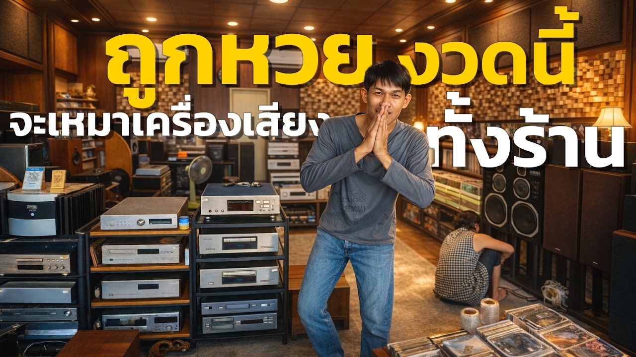 ถูกหวยงวดนี้ จะเหมาเครื่องเสียงทั้งร้าน !!!!