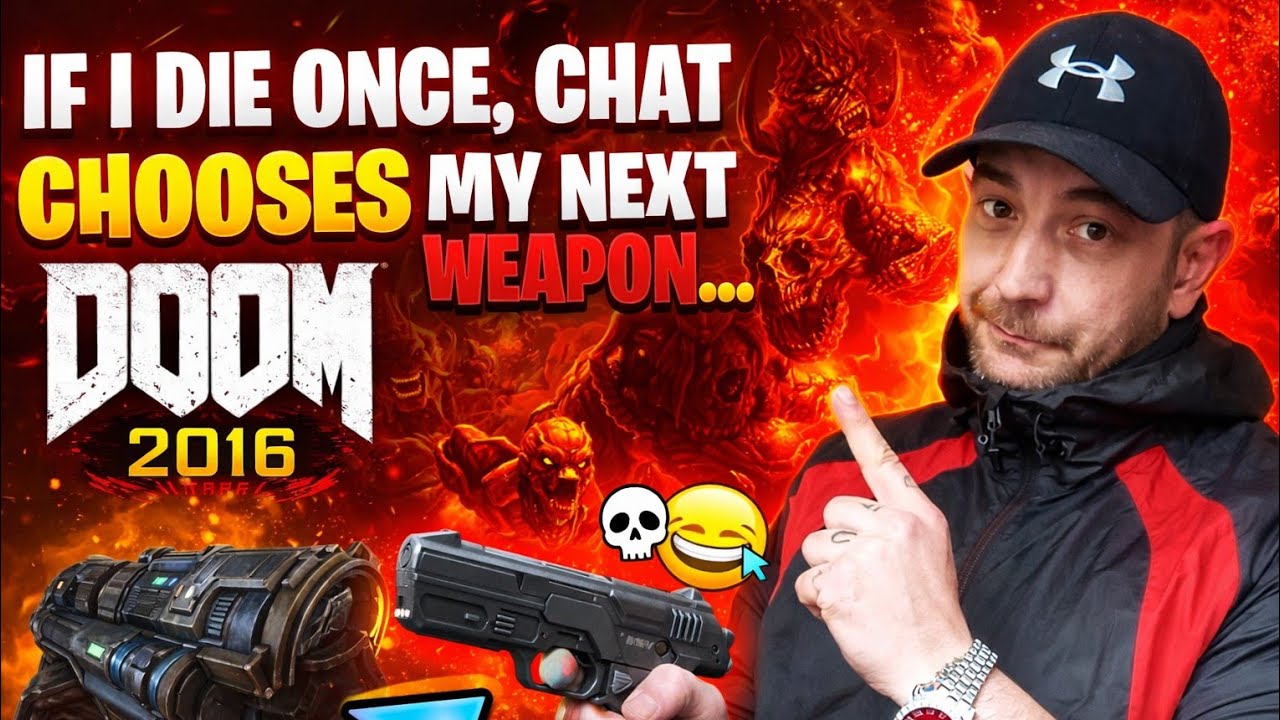 If I Die Once, Chat Chooses My Next Weapon… DOOM 2016 LIVE