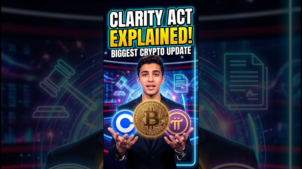 Clarity Act Explained: What It Means for Bitcoin, Coinbase & Pi Network #cryptonews #clarityact