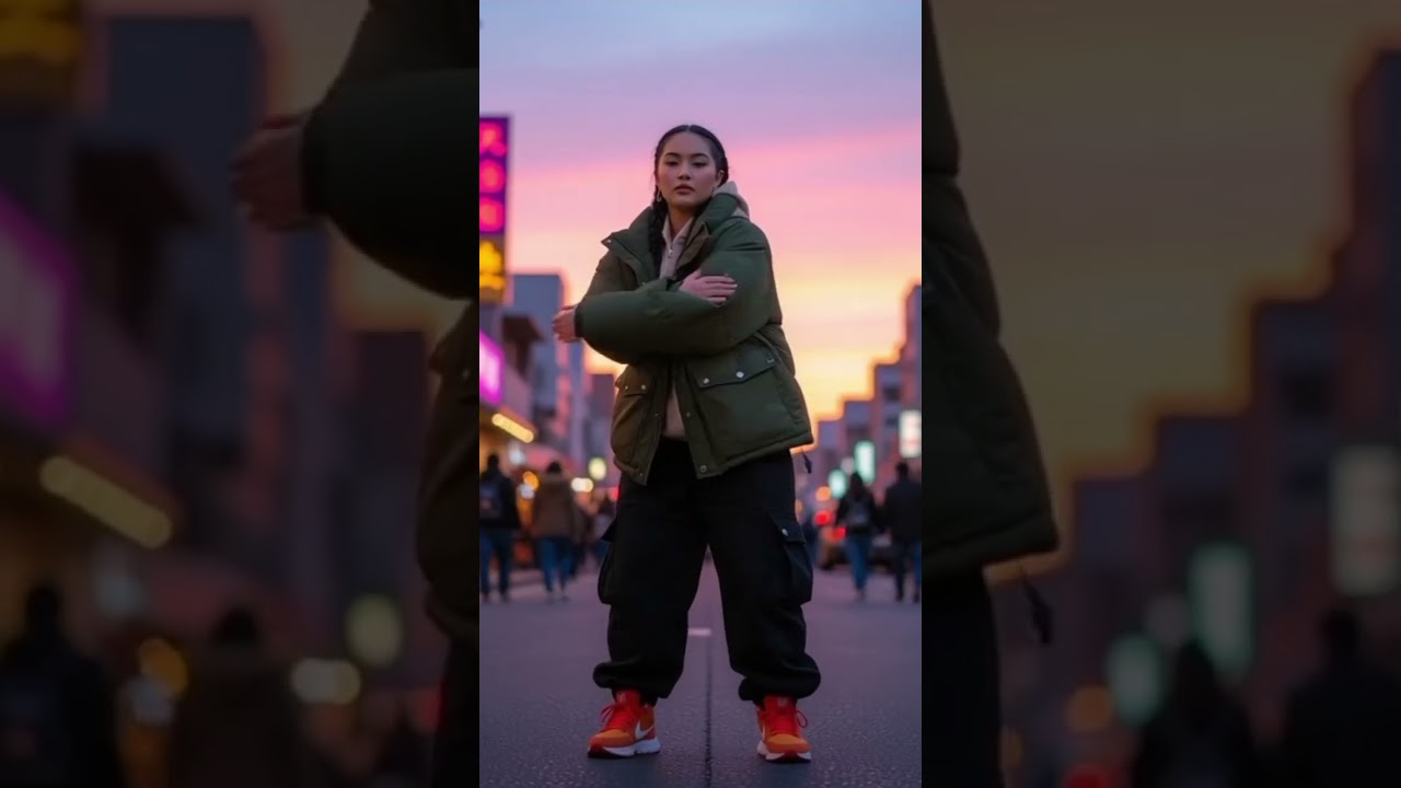 Girl Dancing Freely on an Empty Road | Cinematic Dance Scene #ifyouleave