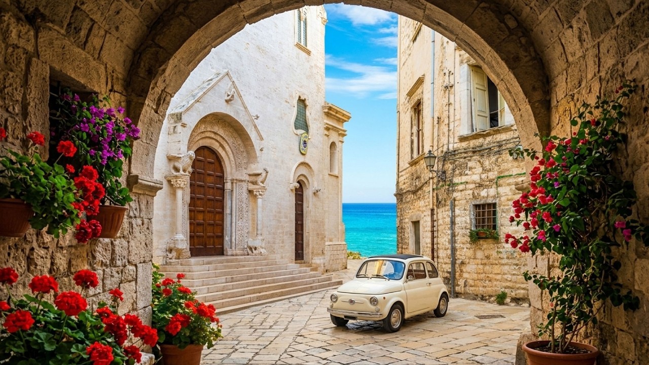 Italy&rsquo;s Hidden Medieval Jewel by the Sea! Discover Bisceglie 4K Walk