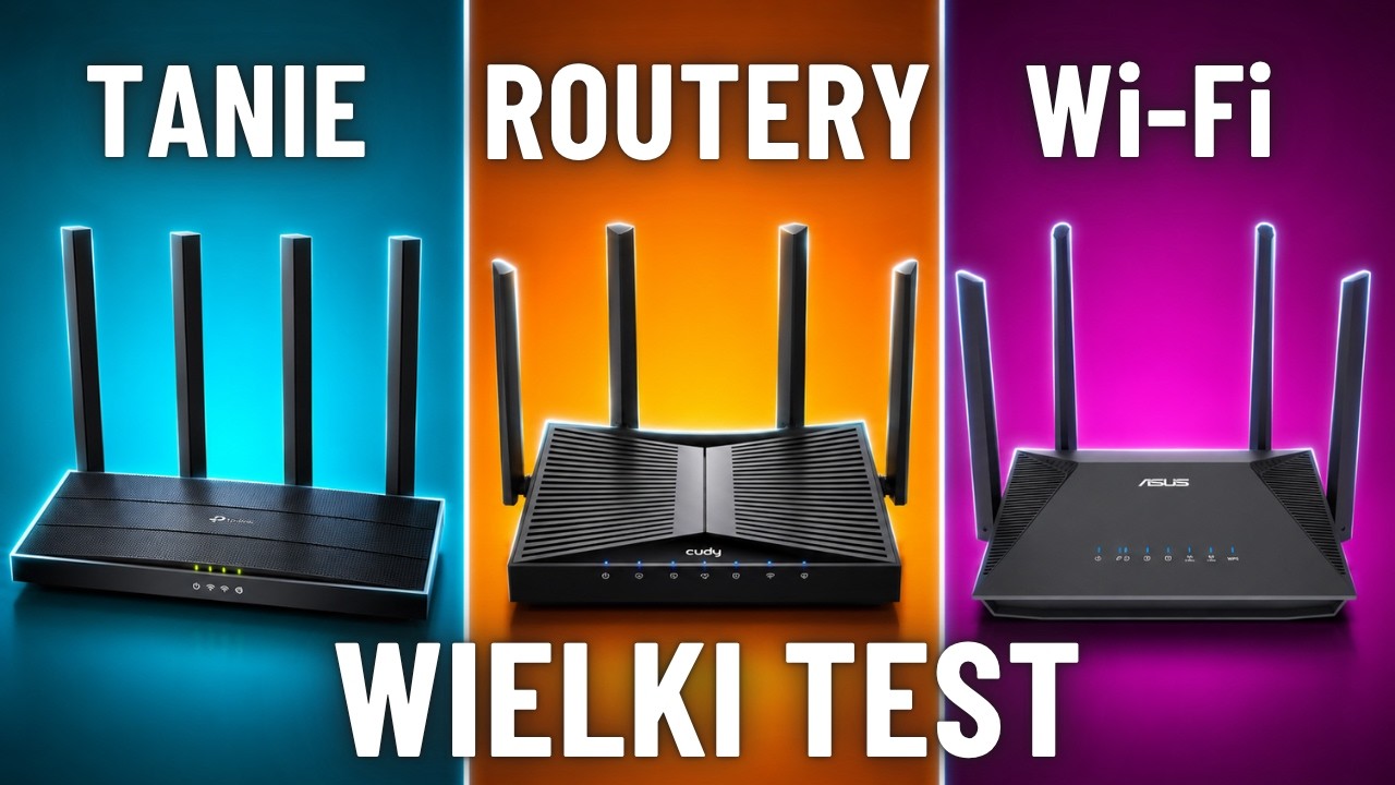 Testuję 3 Routery WiFi do 200 zł - Kt&oacute;ry Wybrać: TP-Link, Cudy czy ASUS?