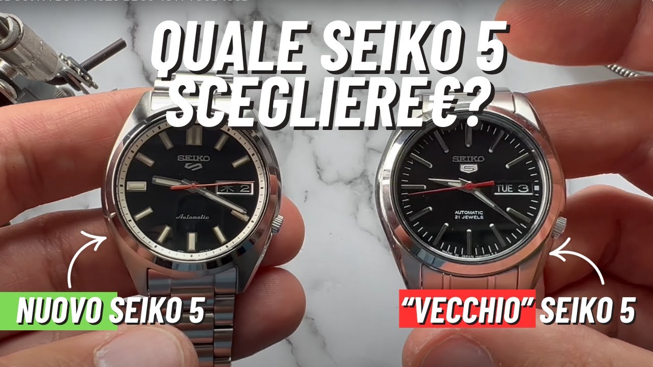 Nuovo Seiko 5 o vecchio Seiko 5: quale scegliere?