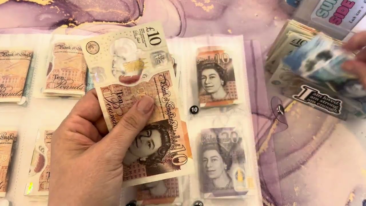 Cash stuffing uk reallocate finished challenges £555