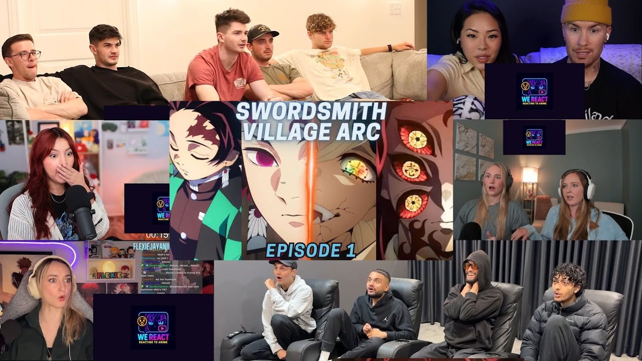 Demon Slayer Season 3 Episode 01 | Reaction Mashup #anime #demonslayer #animemashup
