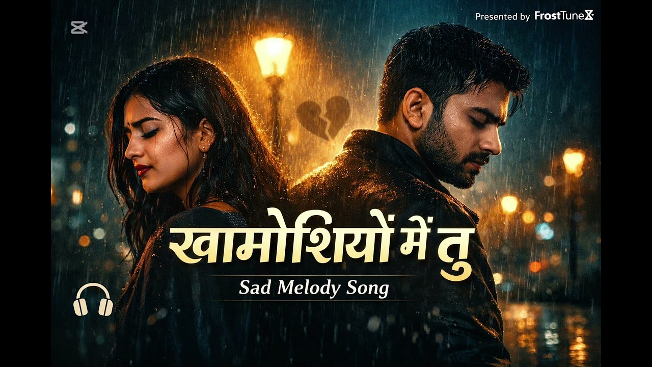 खामोशियों में तू 💔 | Heart Touching Sad Melody Song | FrostTuneX