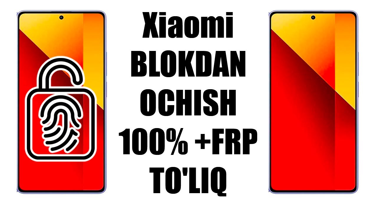 Telefoni blokdan qulfdan chiqarish To'liq google accoundlari bilan buzish FRP Bypass xiaomi redmi