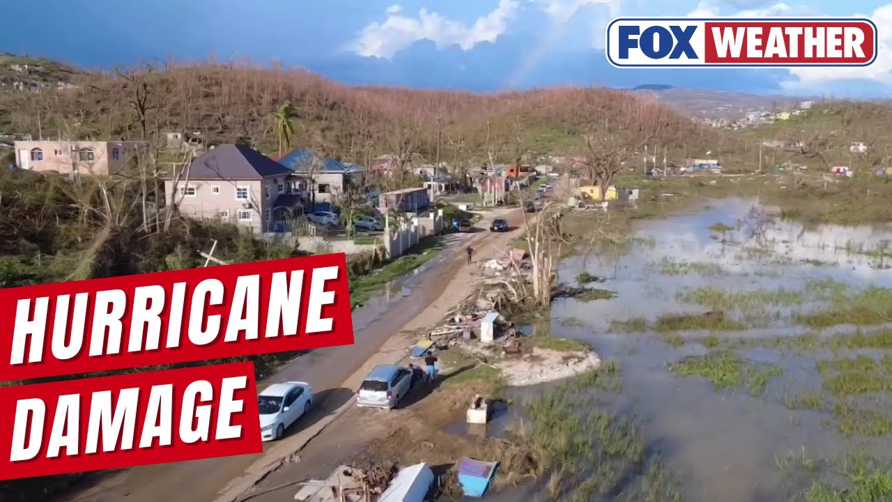 Watch: Drone Video Shows Hurricane Damage In Jamaica