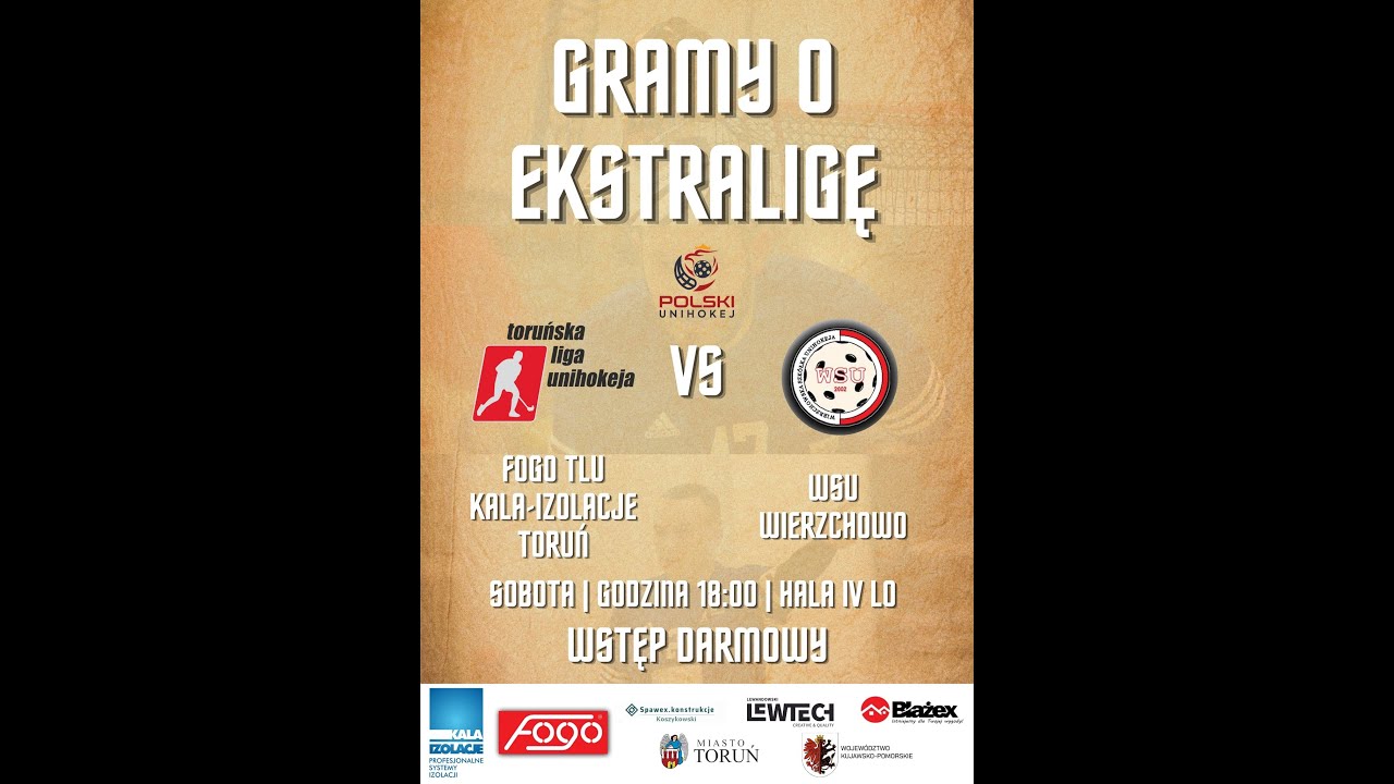 FOGO TLU Kala - Izolacje Toruń VS WSU Wierzchowo - 1 Liga Mężczyzn 2024/2025
