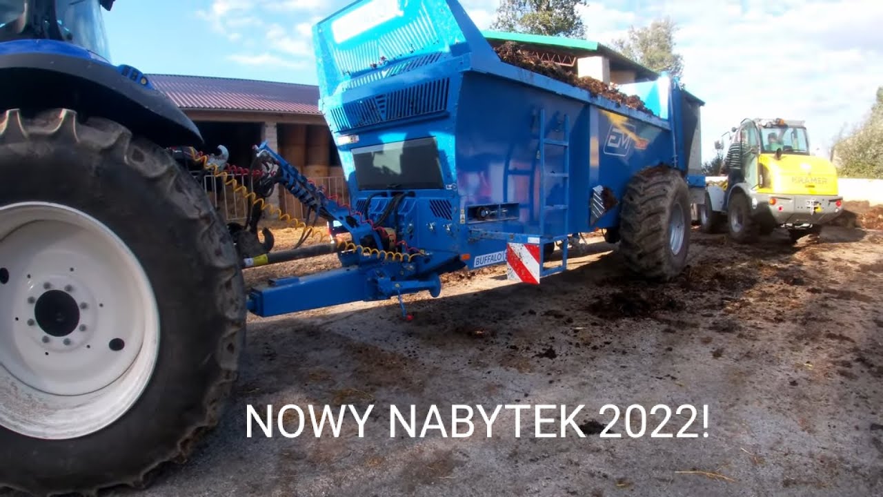 NOWY NABYTEK 2022 U WUJKA!☆EUROMILK BUFFALO RX1250☆ New Holland t7 165s☆Kramer5085t☆