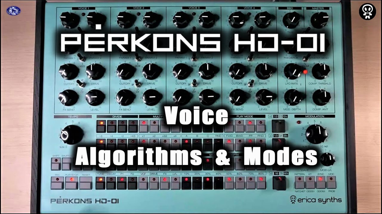 Demo PERKONS Erica Synths - Voice Algorithms & Modes