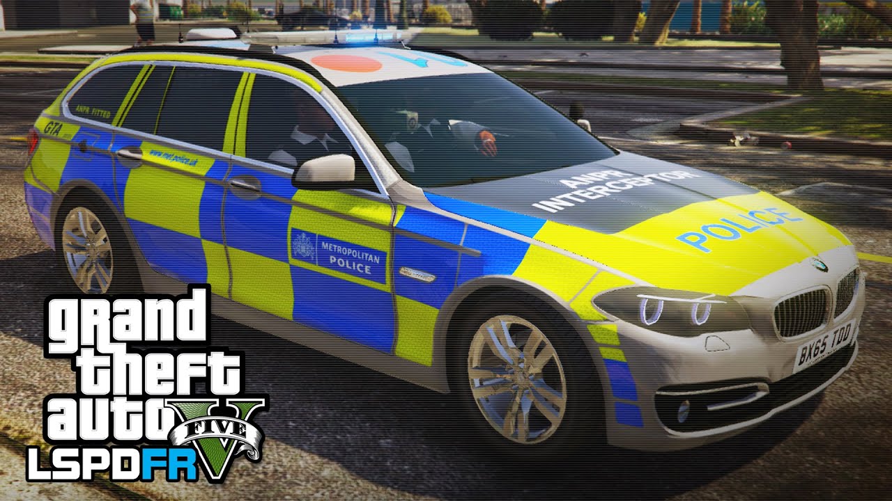 Police pursuit BMW patrol - GTA 5 LSPDFR: The British way #45