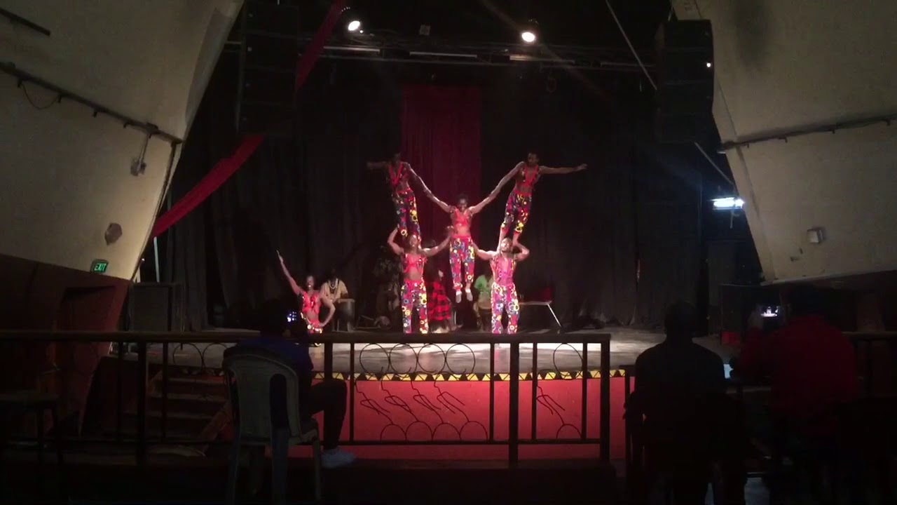 Mighty Blacks Acrobats performance