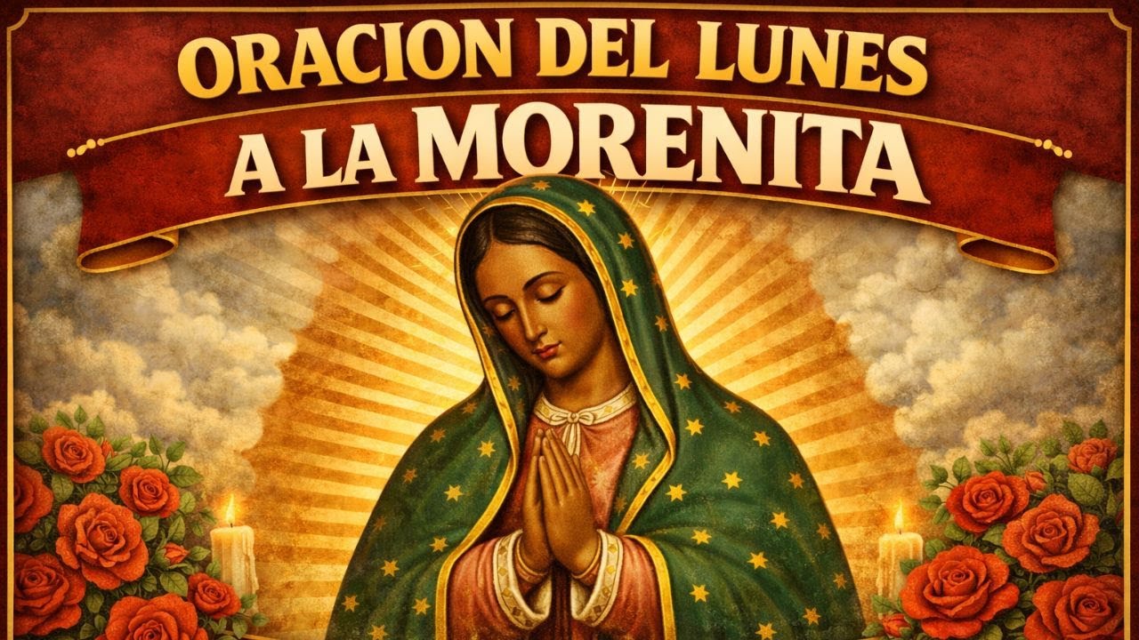 ORACIÓN A LA VIRGEN DE GUADALUPE PARA SALIR DEL DESÁNIMO Y RECUPERAR LAS FUERZAS |  LUNES 26