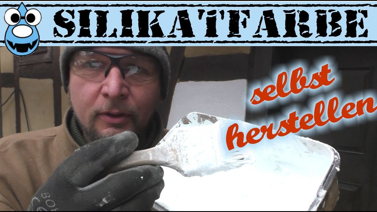 🤔Silikatfarbe herstellen und als Fassadenanstrich verwenden🧹