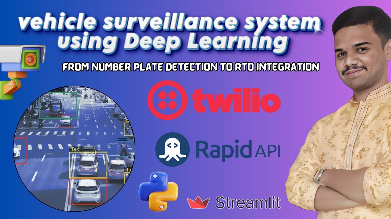 🚗Automated Vehicle Surveillance : From Number Plate Detection to RTO Integration📷 || Python projects