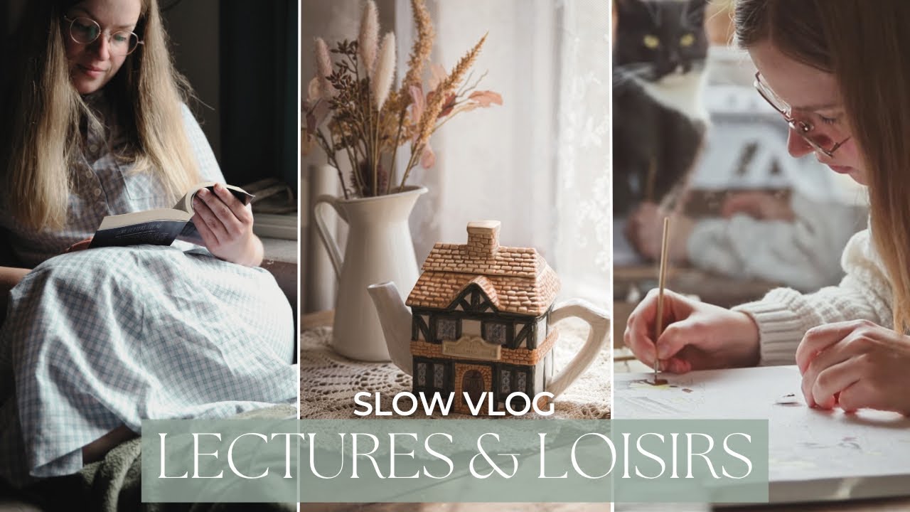 Slow VLOG | Mes lectures et loisirs : Mes nouvelles habitudes contre l'anxiété
