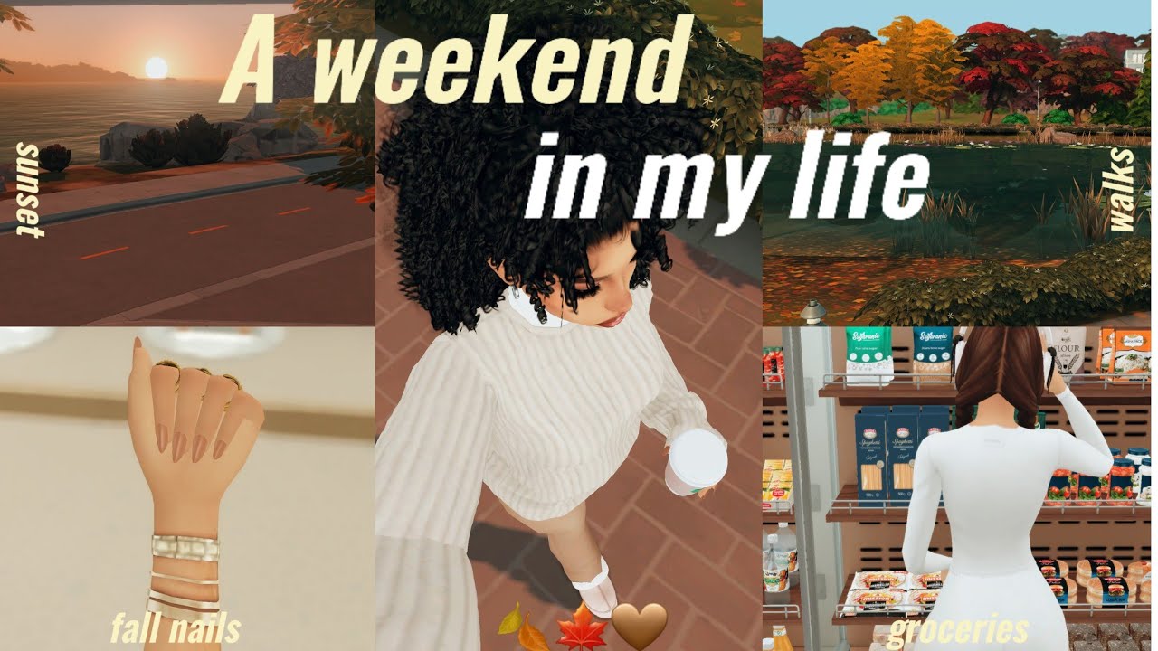 Spend the weekend with me| A SIMS 4 VLOG