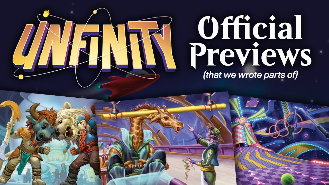 Unfinity Official Preview Cards - Three of Them!