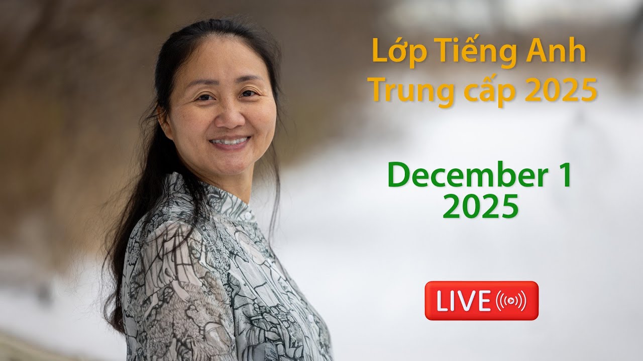 Study Intermediate English with TK - December 1, 2025
