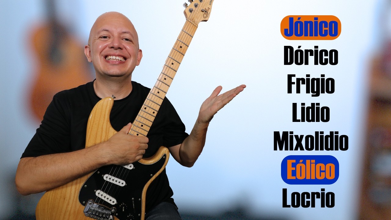 Modos griegos en guitarra – Así suena la misma melodía en los 7 modos