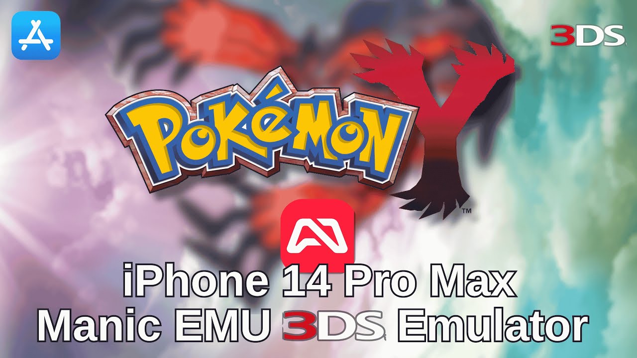 Pokemon Y - iPhone 14 Pro Max, iOS 3DS Emulator (Manic EMU v1.8.3)