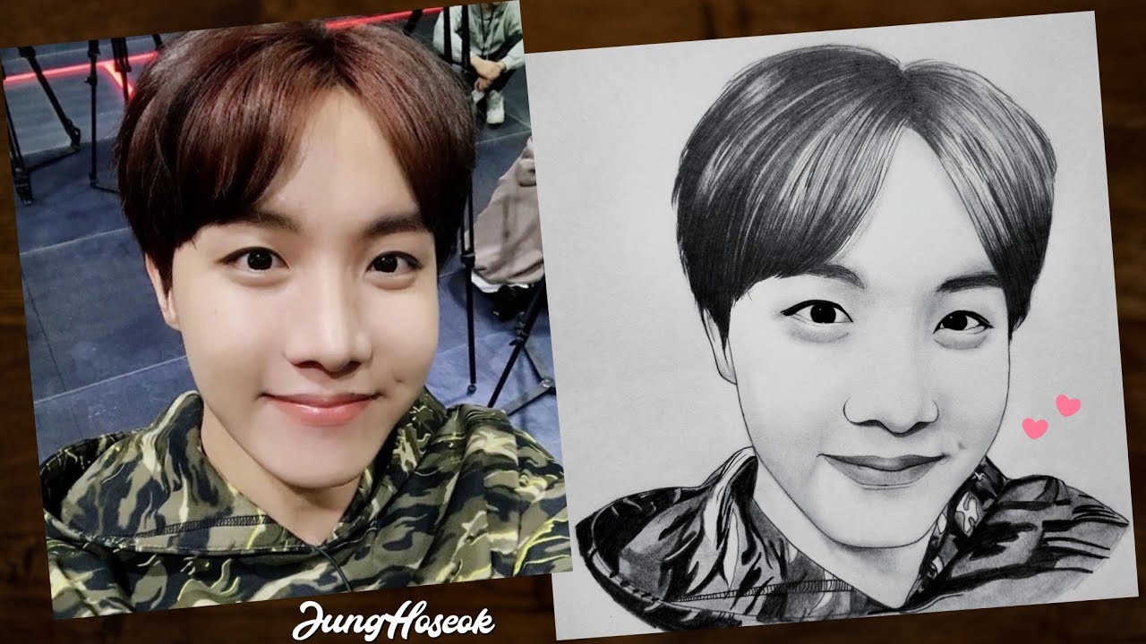 How to draw BTS Jhope step by step | Drawing Tutorial | YouCanDraw