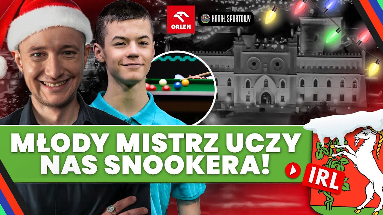 IRL: MŁODY MISTRZ, MICHAŁ SZUBARCZYK, UCZY NAS SNOOKERA W LUBLINIE