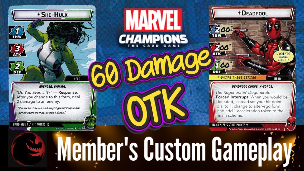 2 Handed She-Hulk & Deadpool vs Mojo (Expert) | Marvel Champions Playthrough