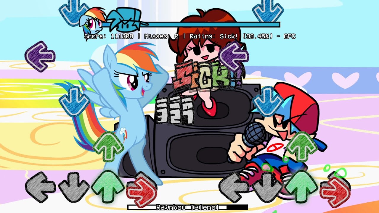 [FNF] Rainbow Dash Tylenol