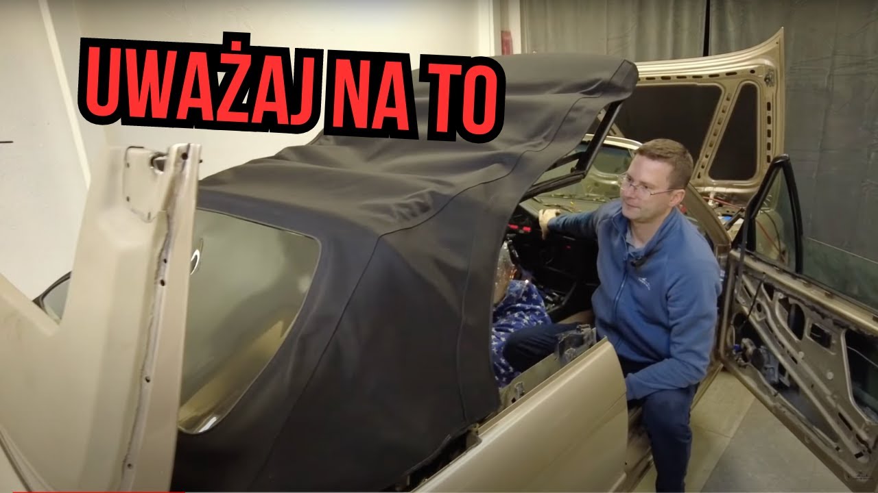 BMW E30 Cabrio - Jak bezpiecznie składać dach