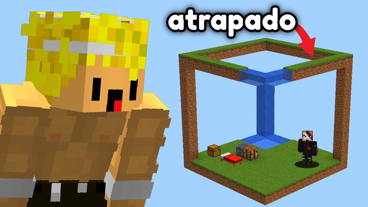 Trolleé a Mi Amigo con Ilusiones Ópticas en Minecraft