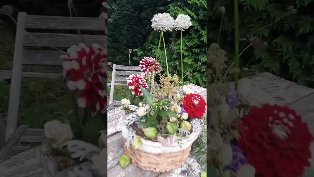 Diy mit Smuthie-Flaschen mit moderner Floristik