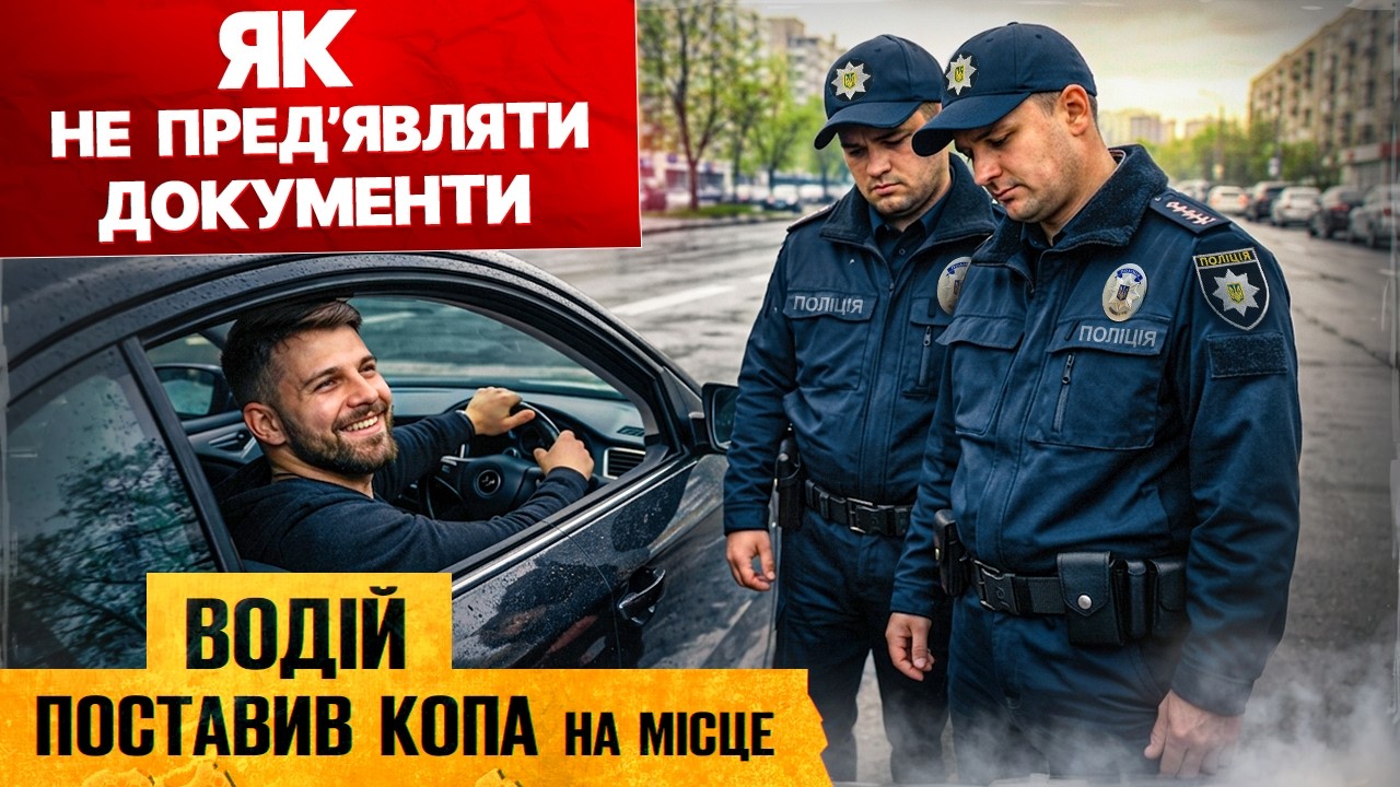 🔥 Поліцейський ВИМАГАЄ документи — ти маєш право ВІДМОВИТИ