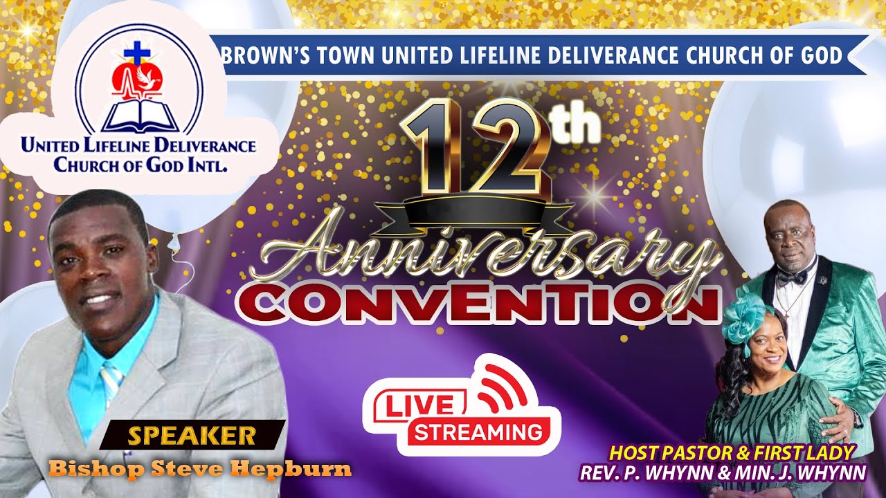 12th ANNIVERSARY CONVENTION (Wednesday Night) || May 7, 2025 || Bishop Steve Hepburn