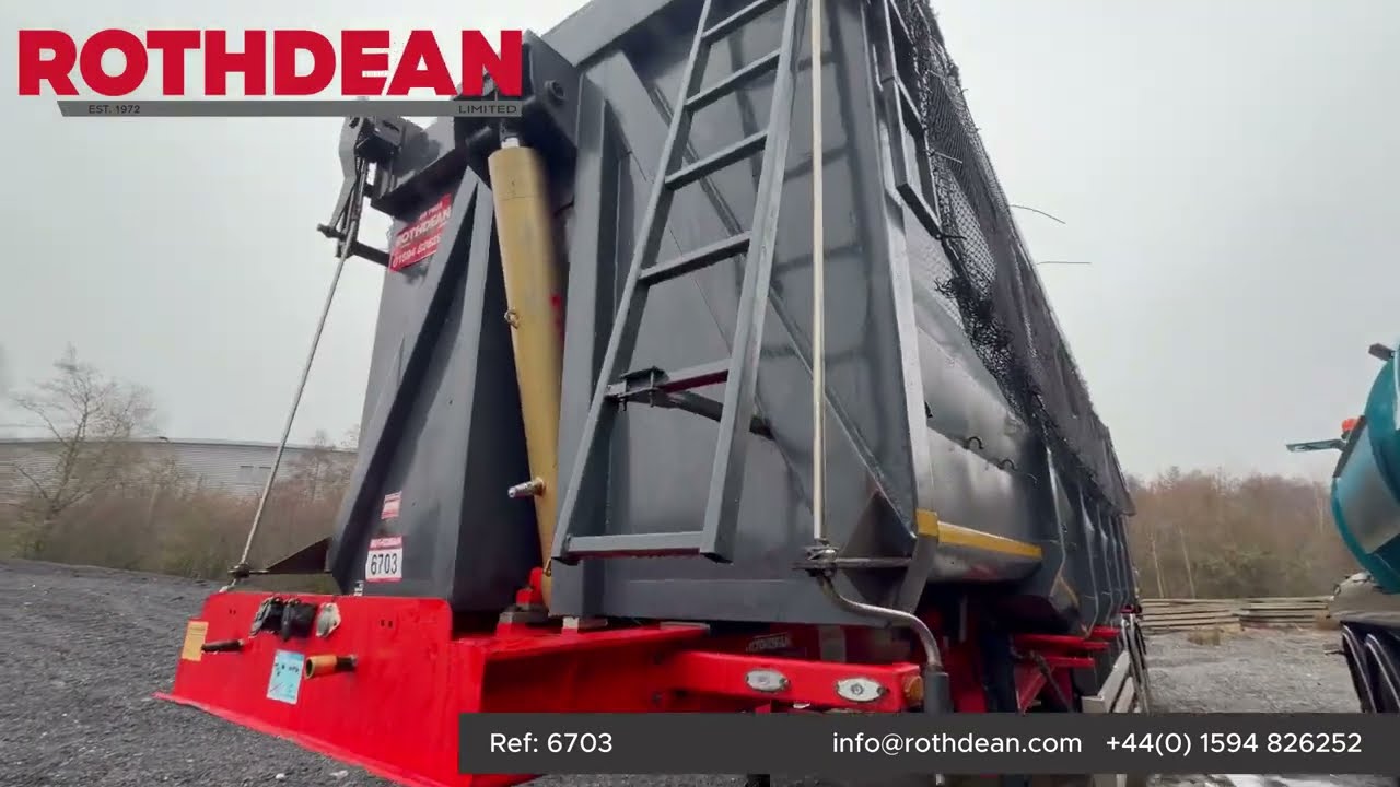 Ref 6703 - 2023 Rothdean Steel Tipper Trailer Walkaround