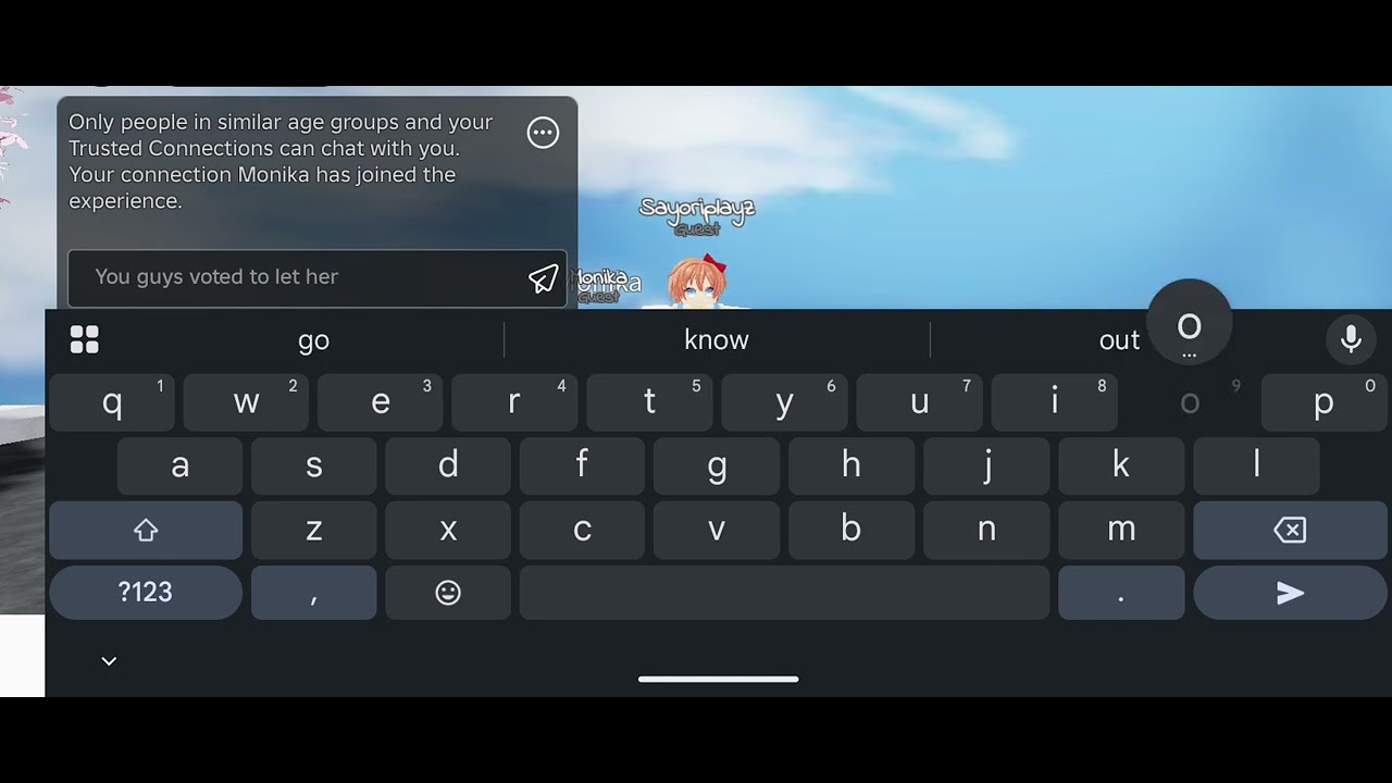 Introducing Monika on the channel