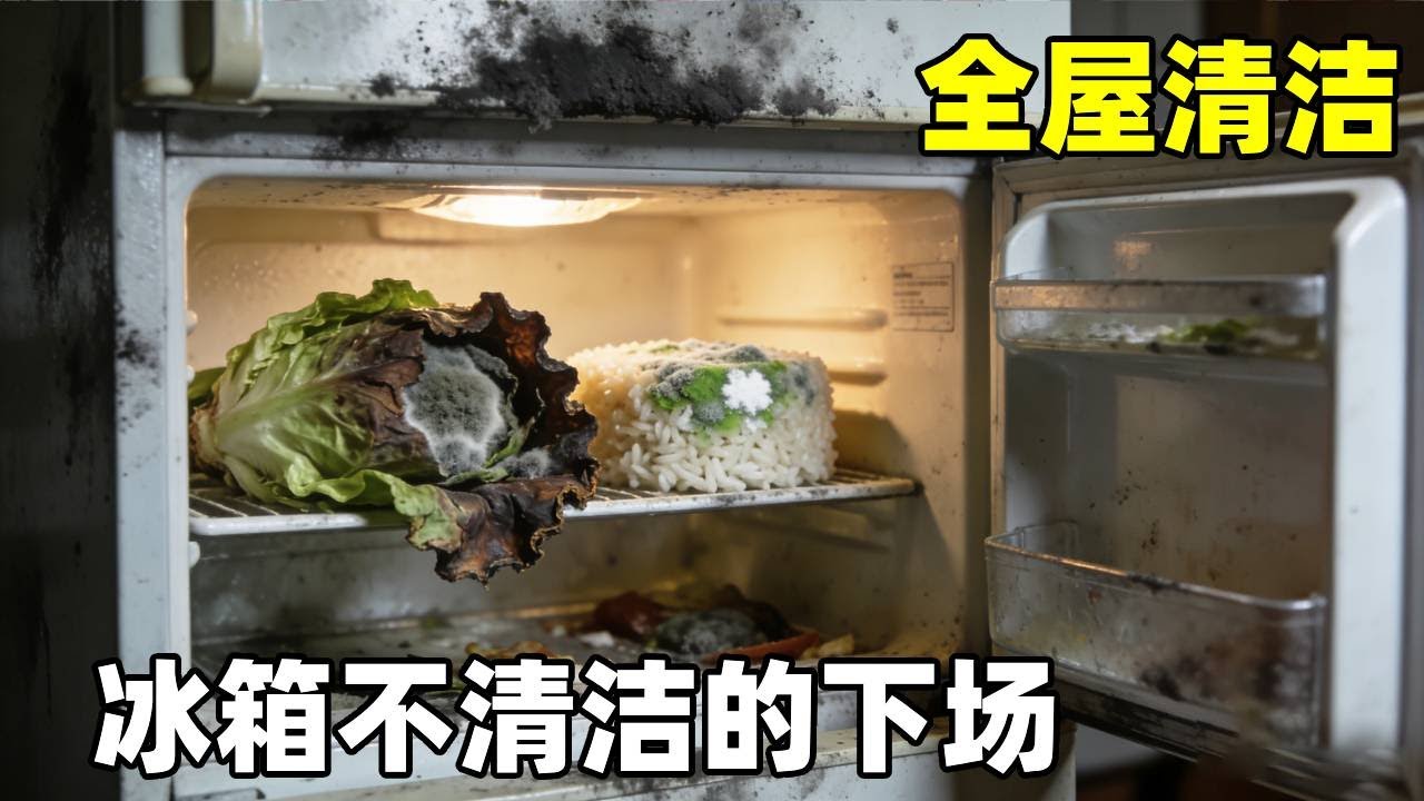 别再被 “干净” 骗了！冰箱不清洁，一擦吓一跳