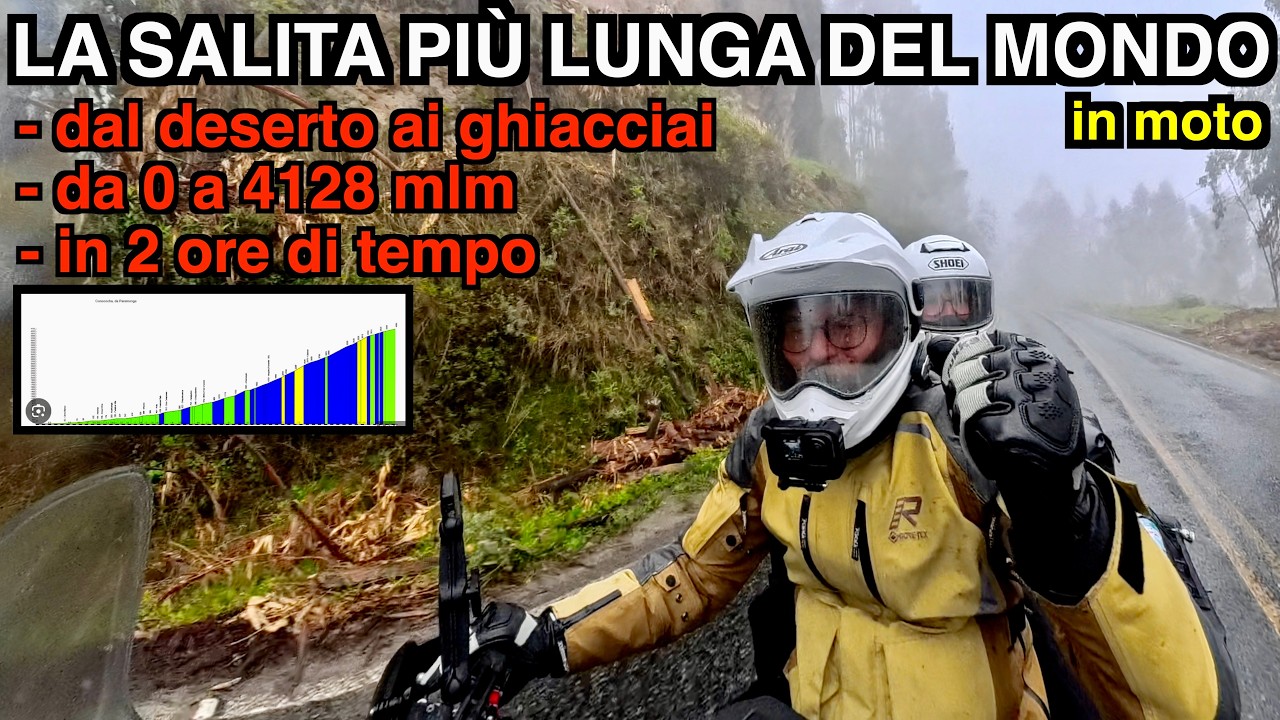 La SALITA PIÙ LUNGA del MONDO è TERRIFICANTE 123 KM SEMPRE e SOLO in SALITA da 0 a 4128 mslm EP4 S4