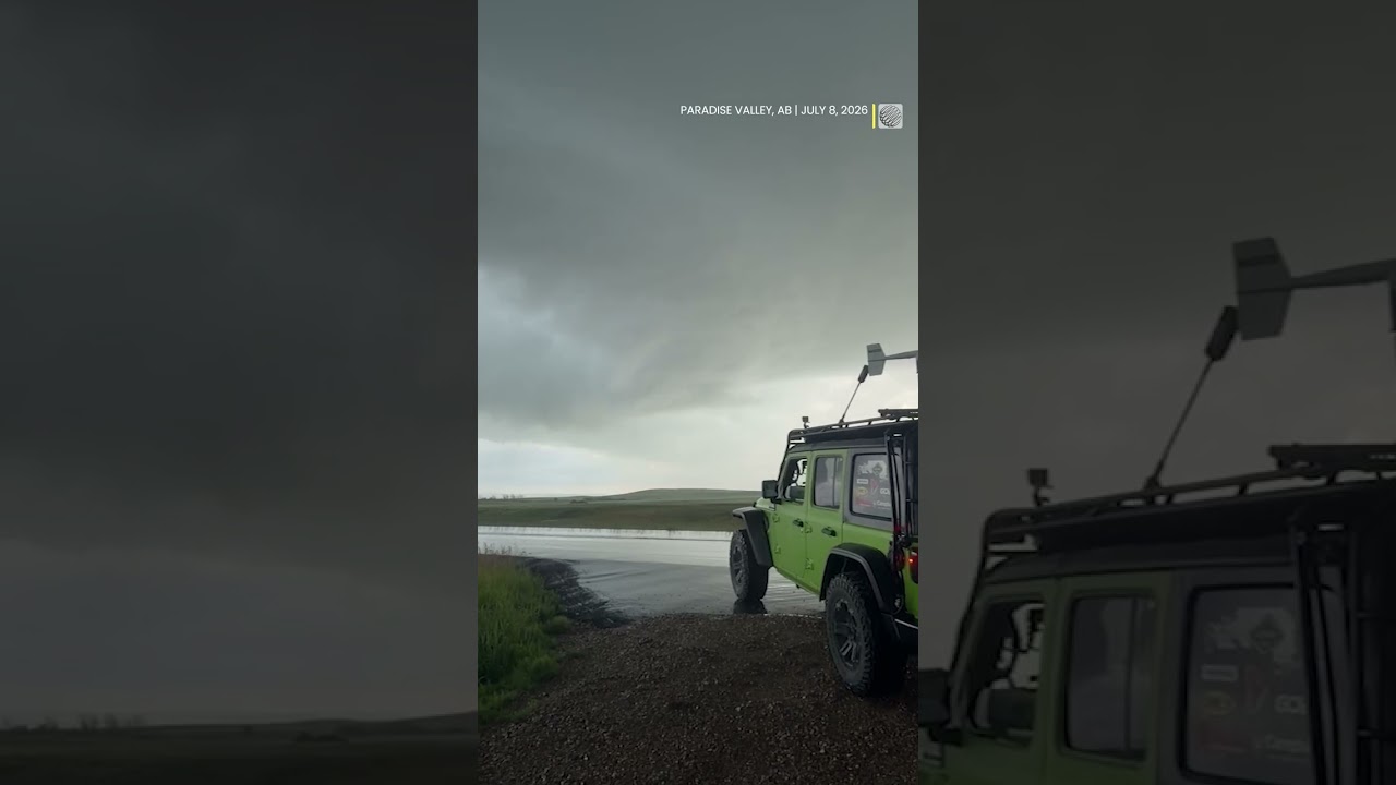 Storm chaser captures multiple tornadoes on the Prairies | #tornado #canada