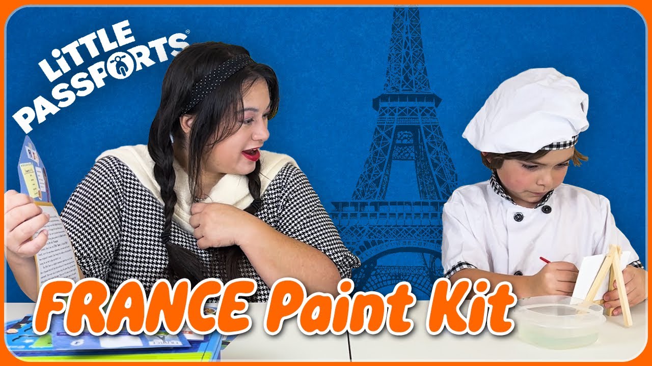 Little Passports World Edition | Unboxing the France Paint Kit | Subscription Box [Ages 5-9]