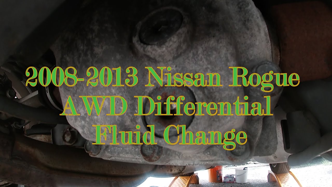 2008 2013 Rogue AWD Differential Oil Change