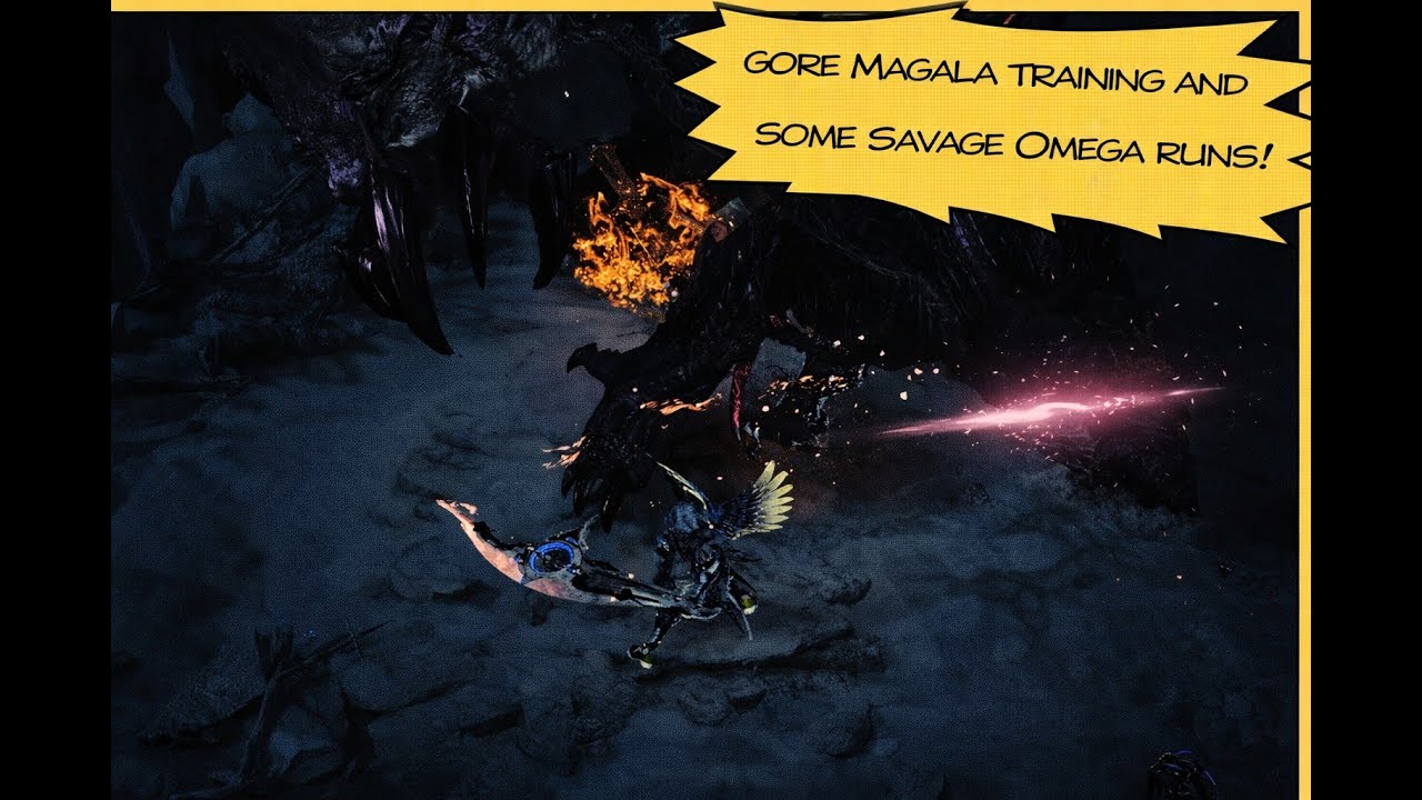 Training against Gore Magala and some Omega Savage runs!