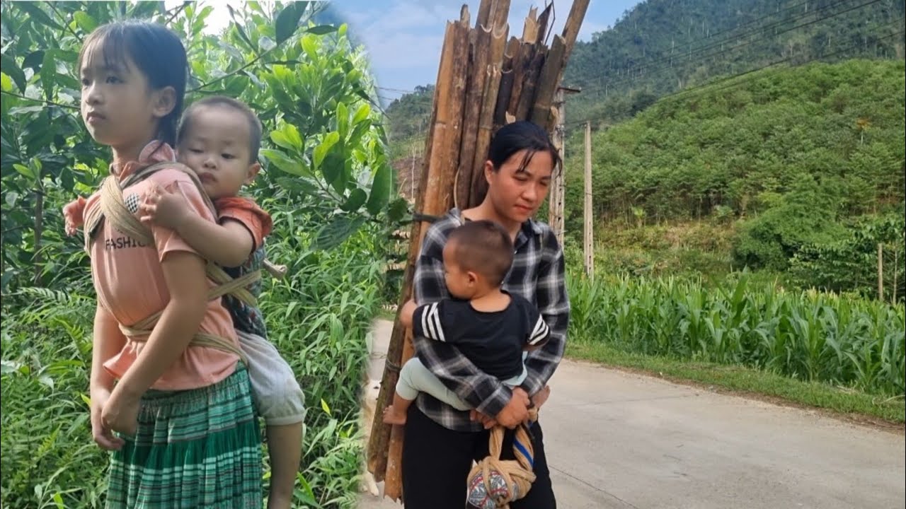 The foster mother of orphan girl Xoan renova ted the house and earned money to make ends meet.