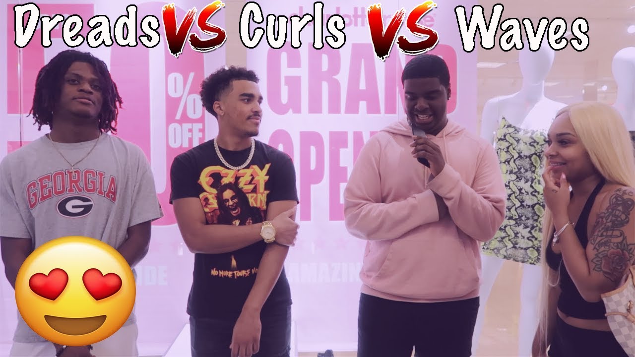 Waves Vs Dreads Vs Curls Part 2😍 | Public interview/ ASKING GIRLS IN PUBLIC *MUST WATCH*