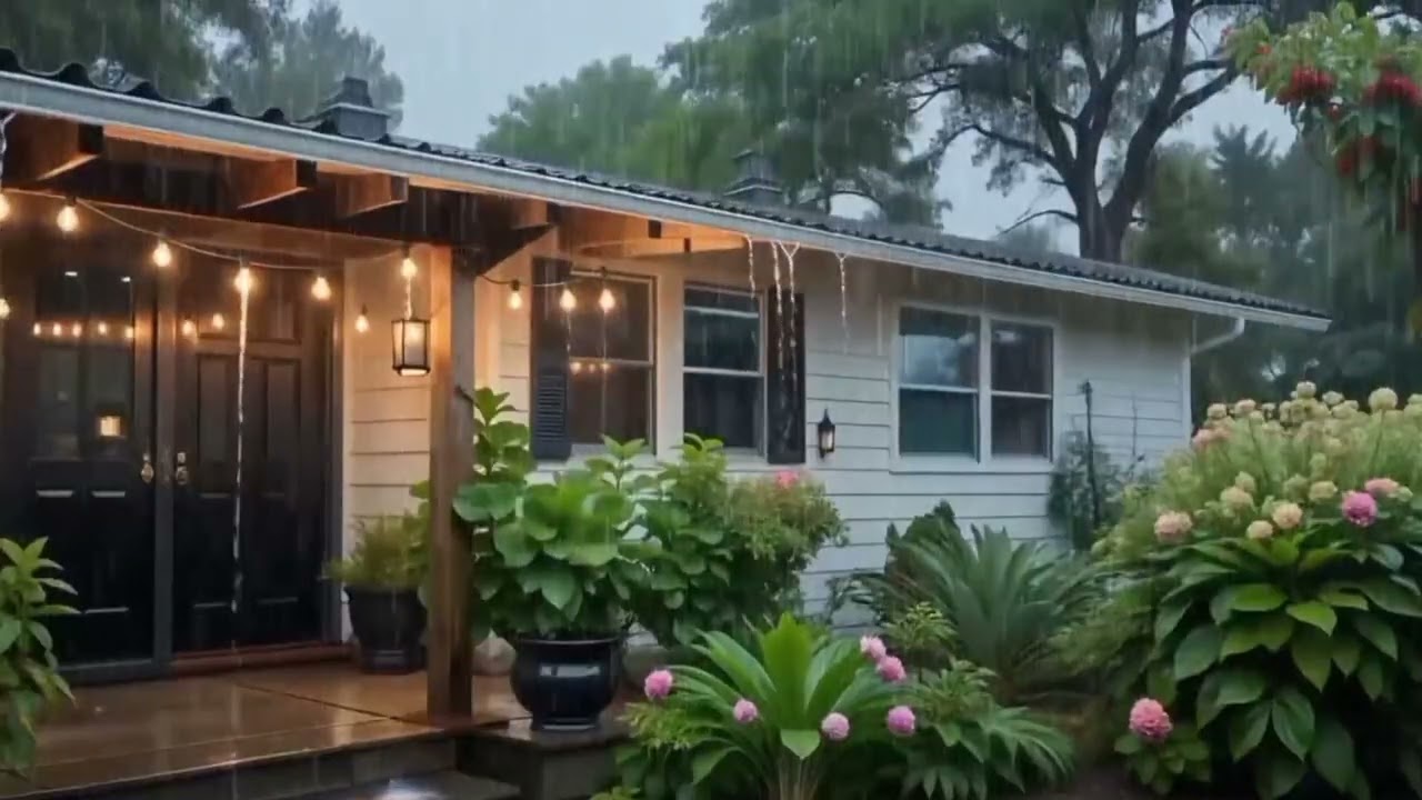 Heavy Rain Sounds for Deep Sleep 🌧️ Insomnia Relief & Relaxation