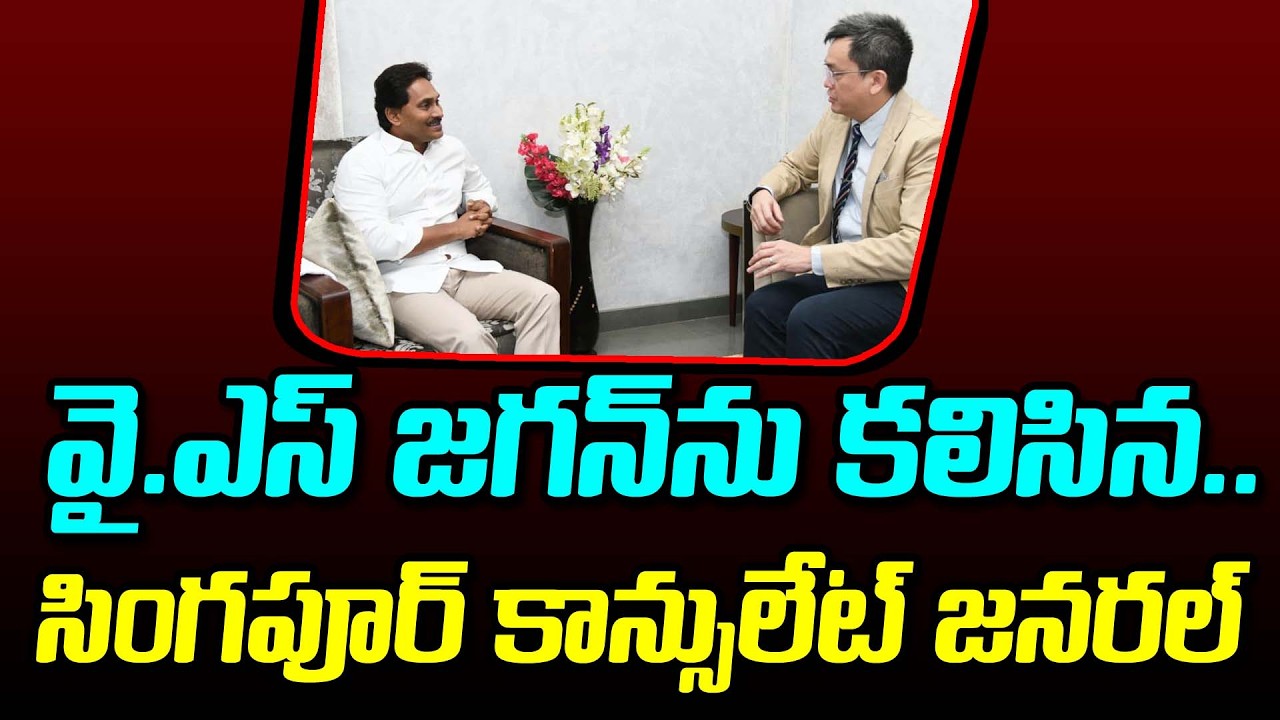 Singapore Consul General Meet Ys Jagan : PDTV News