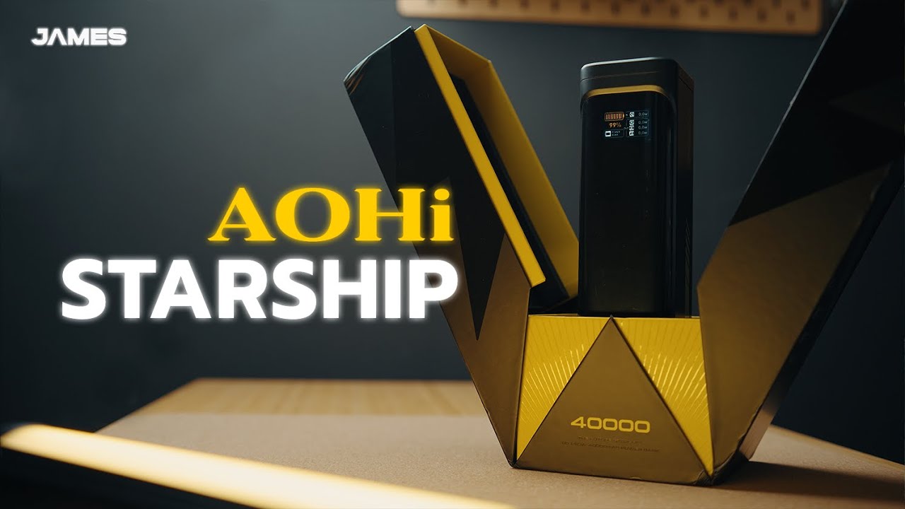 Best Power Bank 2024? AOHI Starship 40,000mAh Unboxing & Review